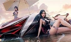 《王牌竞速》全新泳装时尚节 夏日飙车火辣又清凉