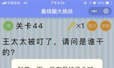 微信最烧脑大挑战第44关答案是什么 第44关通关攻略