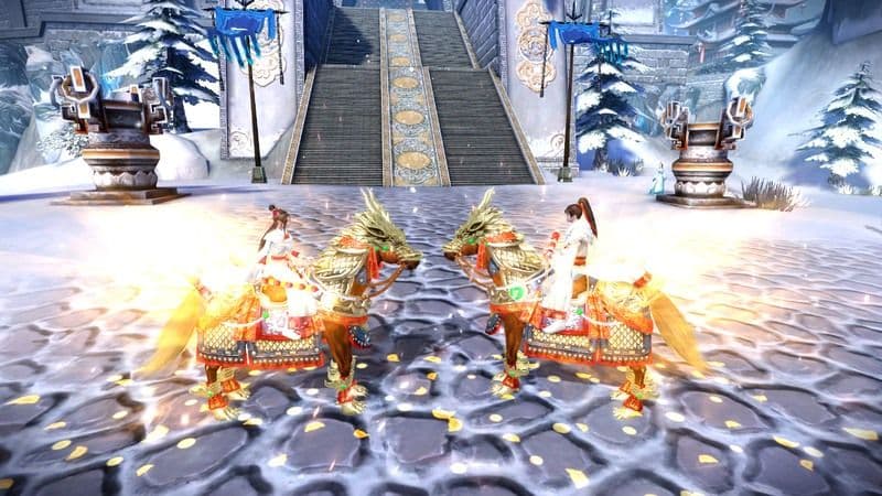 雪落苏城福利加“马”,《九阴真经3D》新春版本现已上线