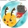 喷色果冻